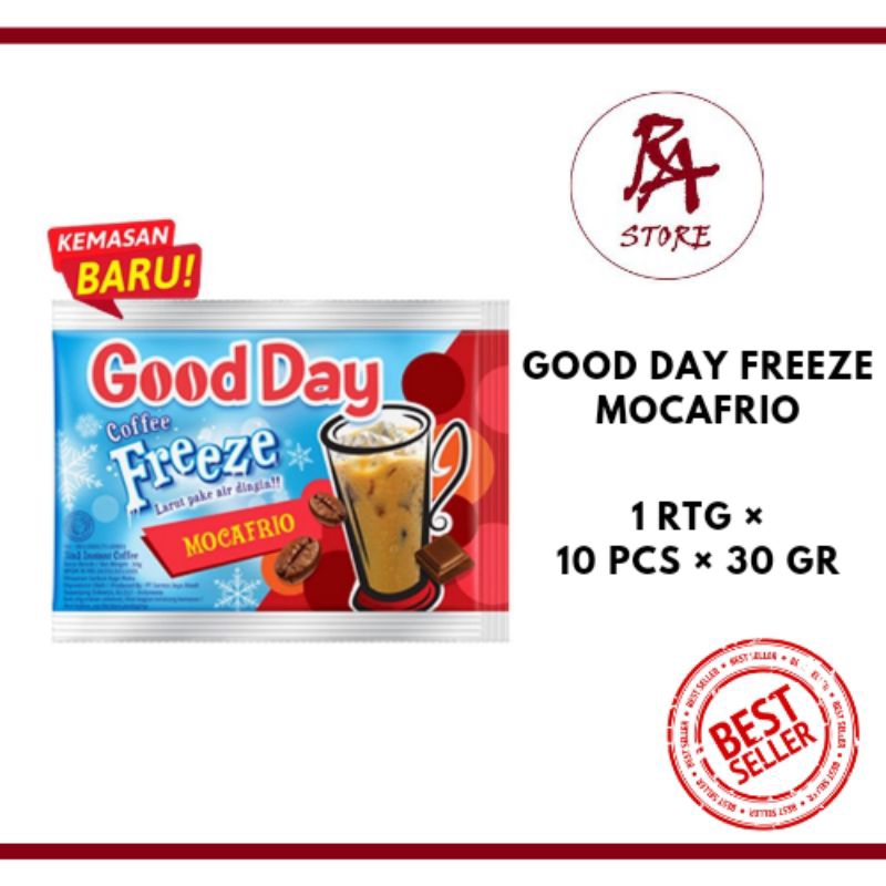 Jual Rafs Kopi Good Day Freeze Mocafrio Kemasan 30 Gram Kopi Sachet Instant Goodday Freeze