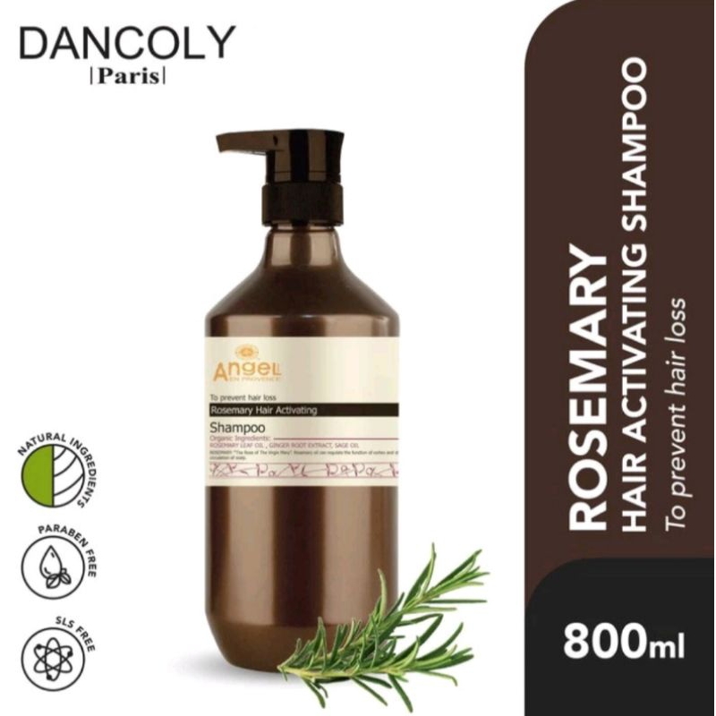 Jual Dancoly Angel Rosemary Hair Activating Shampoo 800 ml Shopee Indonesia