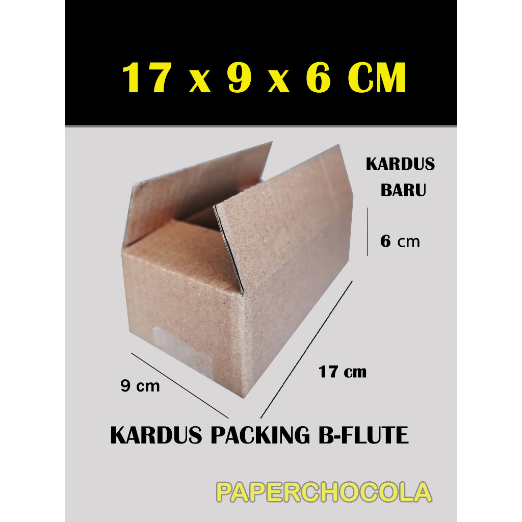 Jual KARDUS PACKING 17 X 9 X 6 Cm/PACKING ONLINE/BOX KARTON CORUGATED B ...