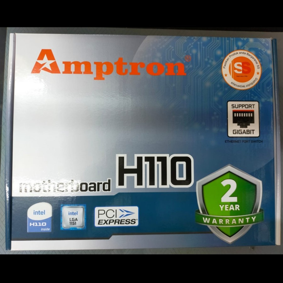 Jual MOTHERBOARD AMPTRON H110 DDR4 LGA1151 | Shopee Indonesia