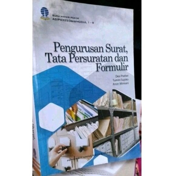 Jual PENGURUSAN SURAT, TATA PERSURATAN DAN FORMULIR | Shopee Indonesia