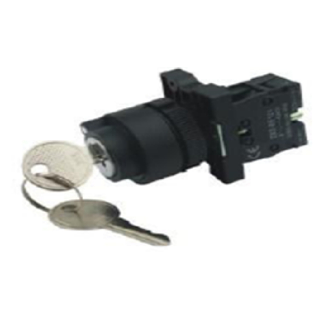 Jual Selector Keyswitch 2posisi 22mm / Selector panel key switch onoff ...