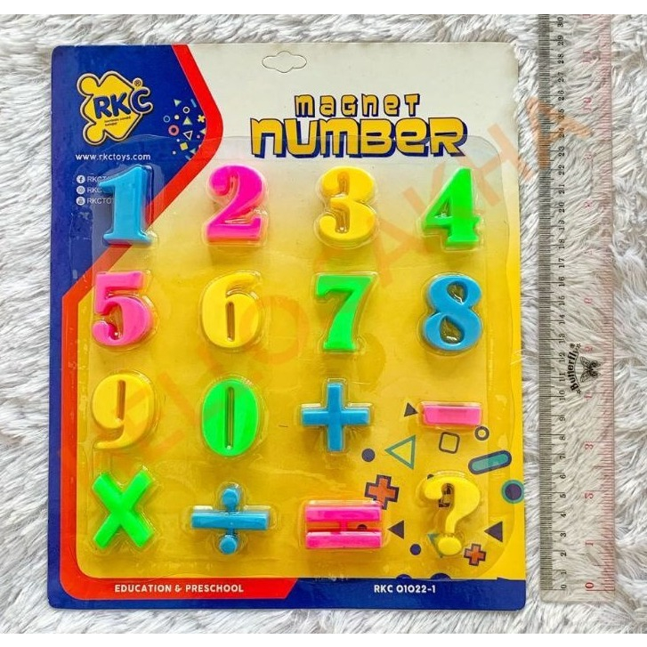 Jual MAINAN MAGNET ALFABET NUMBER BELAJAR BERHITUNG ANGKA HURUF ABC ...