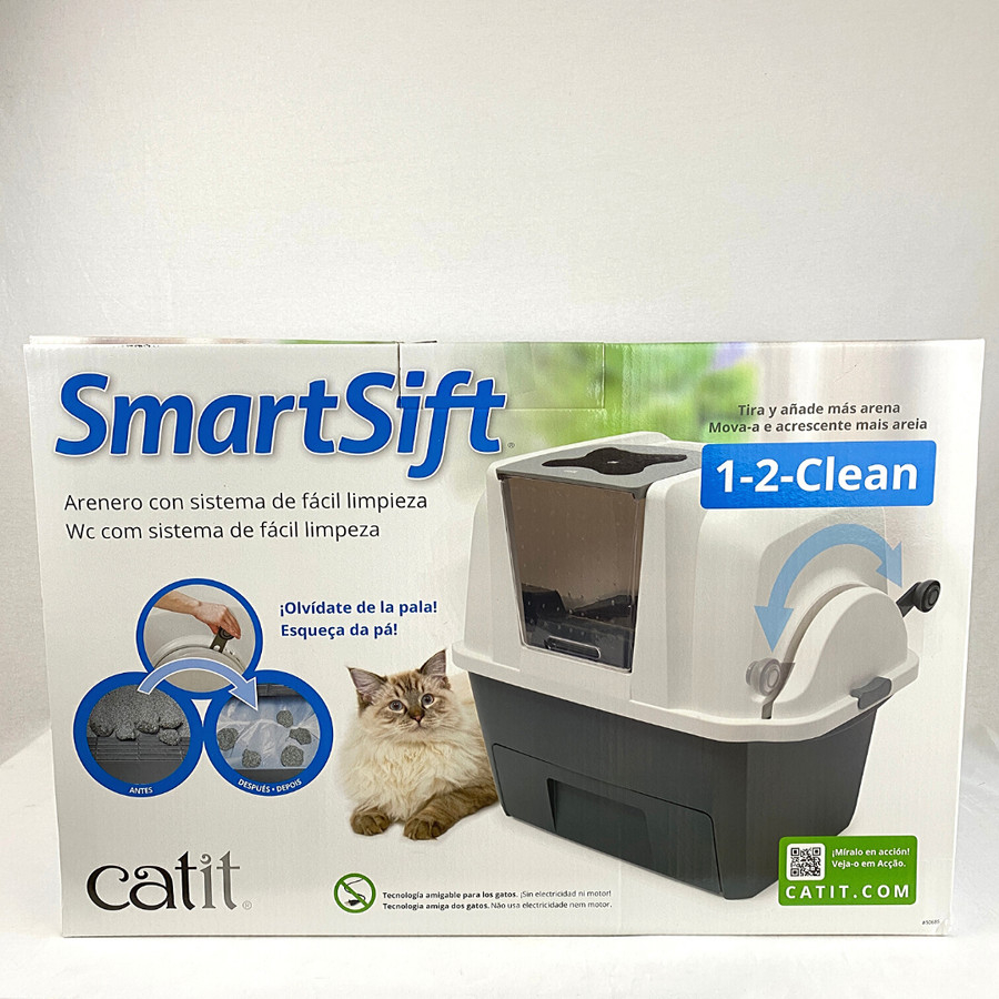 Jual Toilet Kucing Otomatis Pet Toilet Catit Smartsift Cat Pan Bak ...