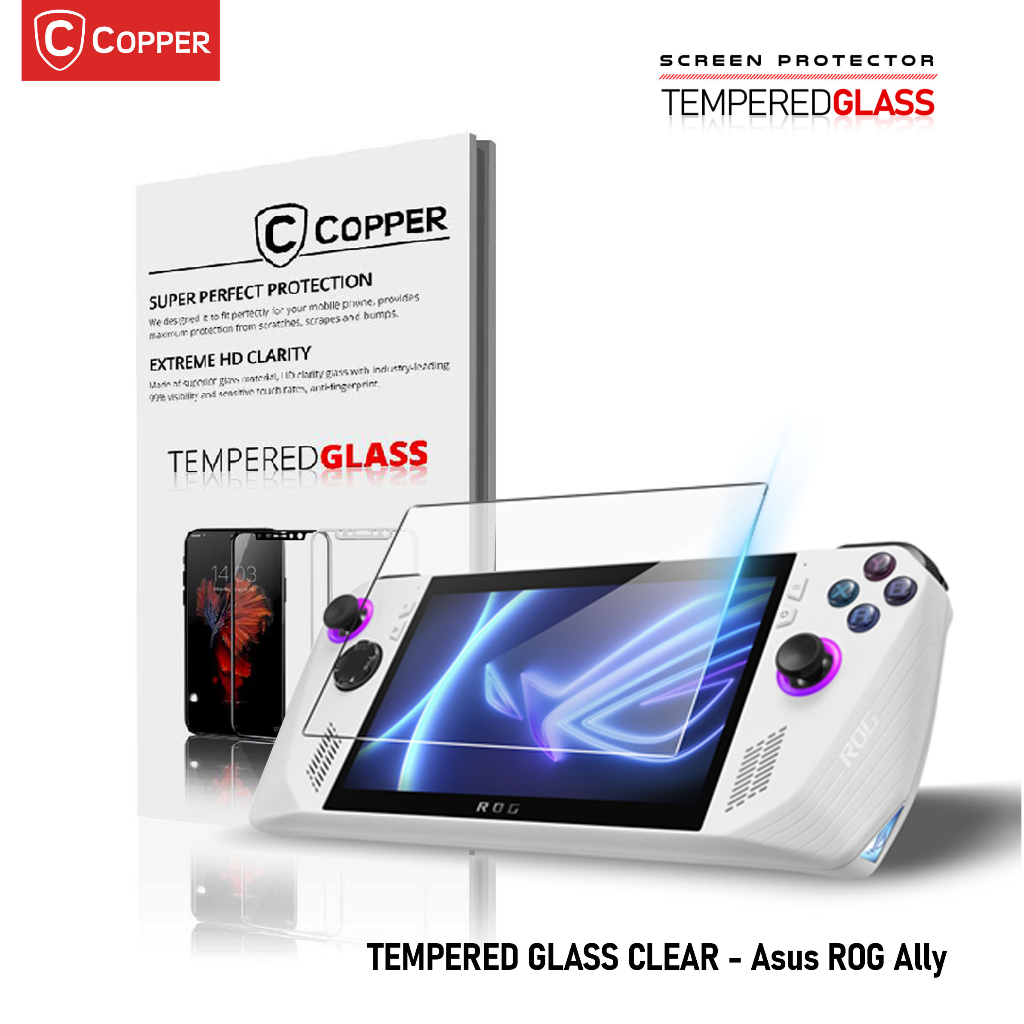 Jual Asus ROG Ally - COPPER TEMPERED GLASS FULL CLEAR | Shopee Indonesia