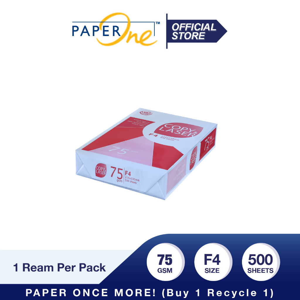 Copy & Laser  Kertas F4 75gr Copier 1 Box (2500 lembar) Kertas HVS (4)