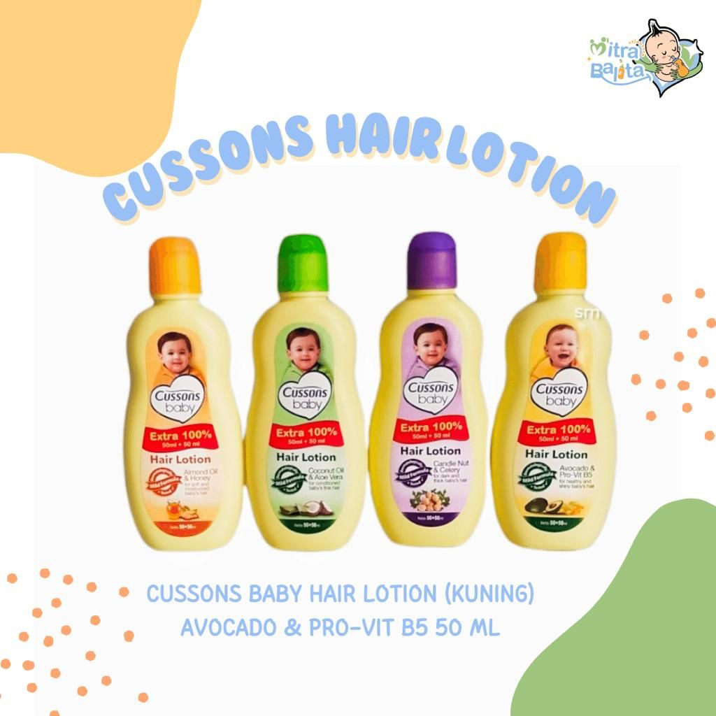 Jual Cussons Baby Hair Lotion Avocado & Pro-Vit B5 50mL | Shopee Indonesia