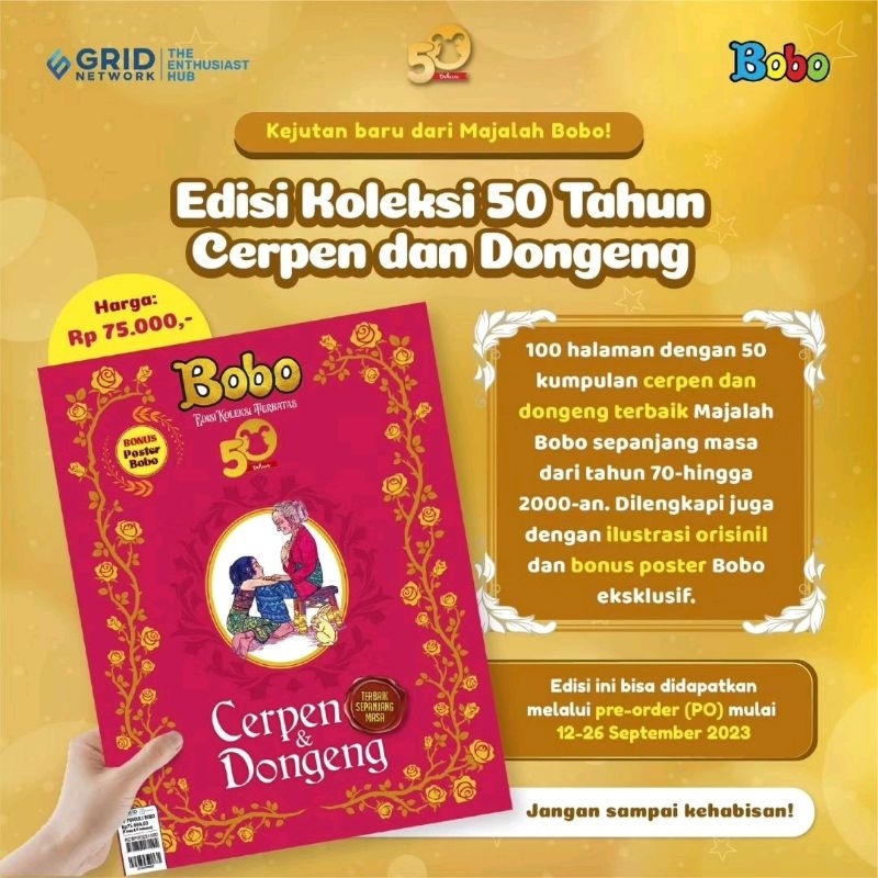 Jual Pre Order Majalah Bobo "Edisi Koleksi Cerpen & Dongeng" Edisi ...