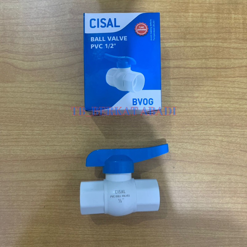 Jual Ballvalve Putih Cisal Inch Stop Keran Pvc Plastik Cisal Inch Stop Kran