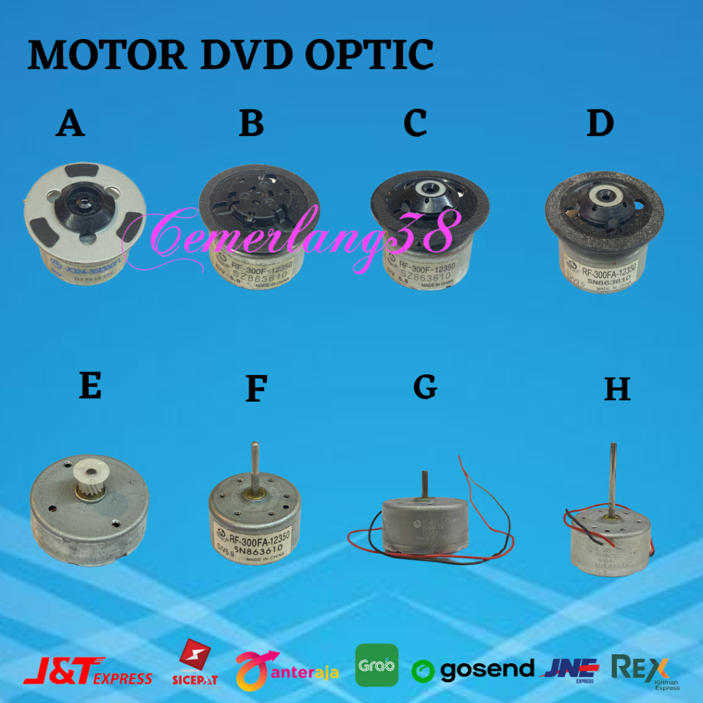 Jual Dinamo Motor Optik DVD Spindle Optic pemutar disc CD project ...