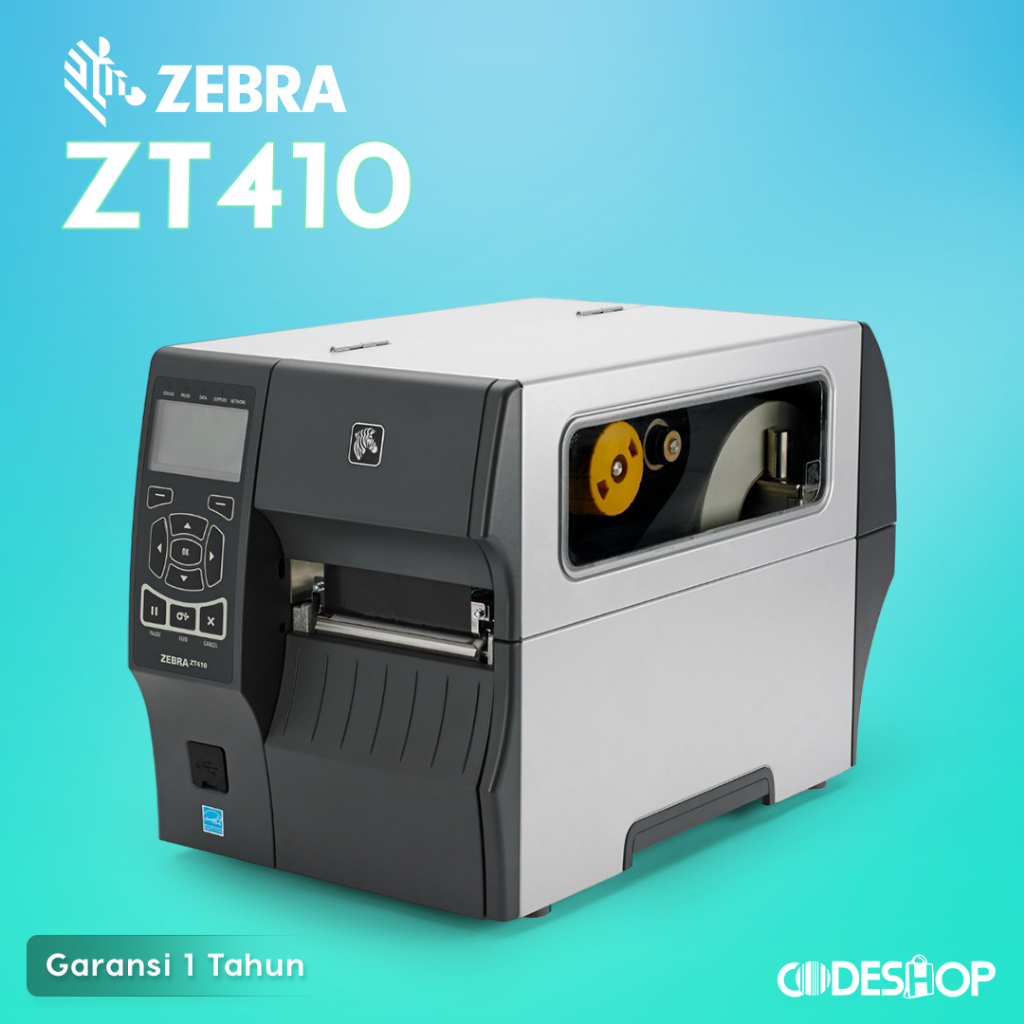 Jual PRINTER BARCODE ZEBRA ZT410 BARCODE LABEL INDUSTRIAL ZEBRA ZT410