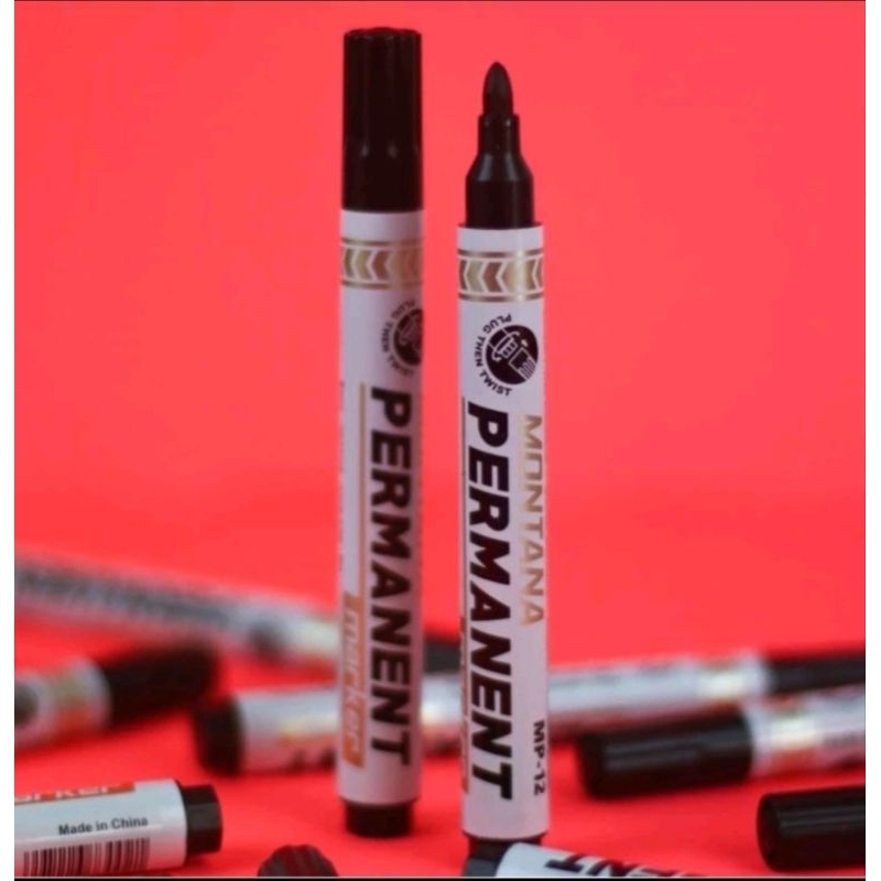 Jual Spidol Permanent , Spidol Permanen bisa di isi Ulang 1pcs | Shopee ...