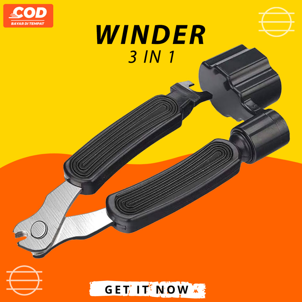 Jual 3in1 String Winder String Cutter Bridge Pin Peg Winder | Shopee ...