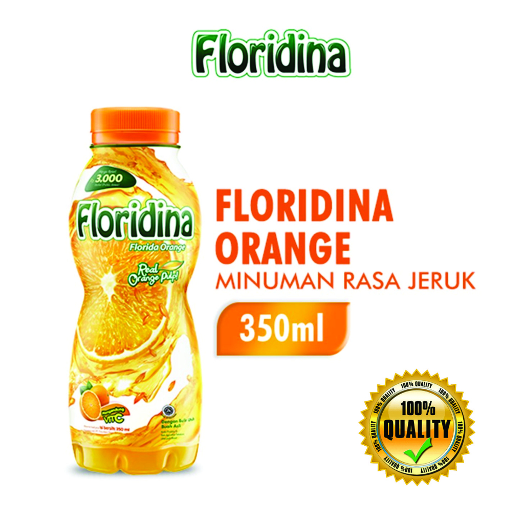 Jual FLORIDINA Orange Minuman Siap Minum Botol 350ML | Shopee Indonesia