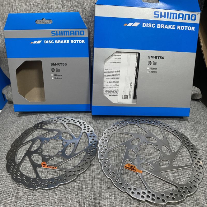 Jual Rotor Shimano RT56 180mm / rem sepeda rt 56 / rotor 180m 160mm ...