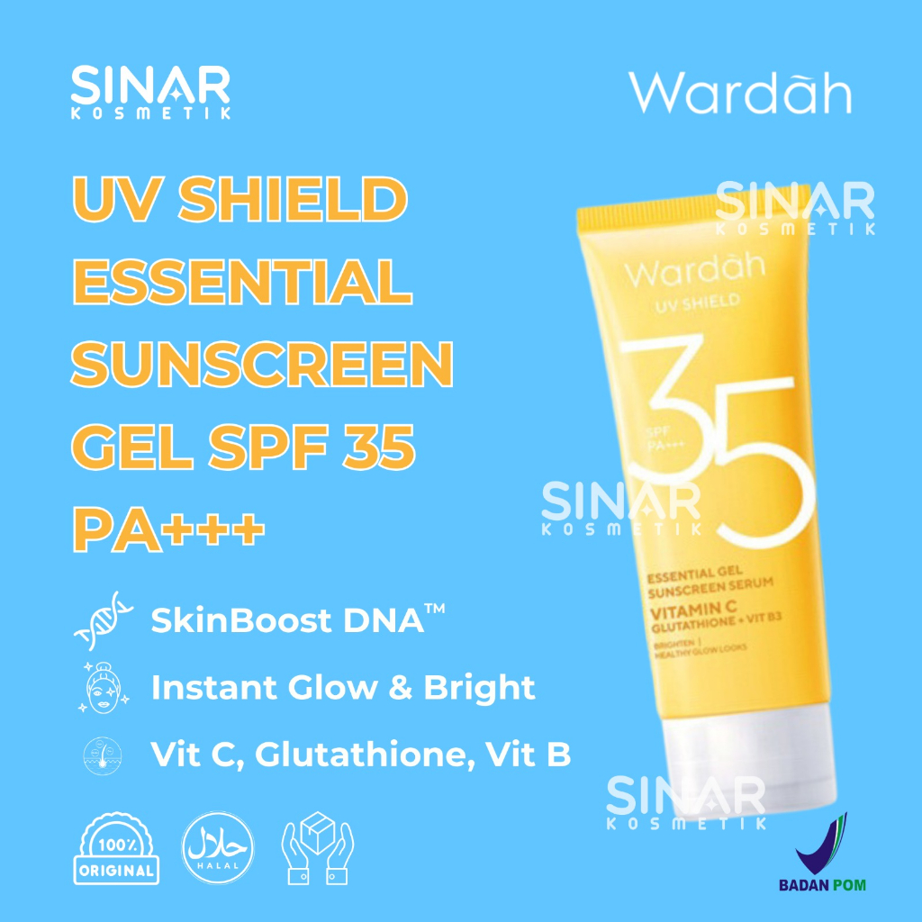 Jual Wardah UV Shield Sunscreen Series | Airy Smooth Sunscreen Serum ...