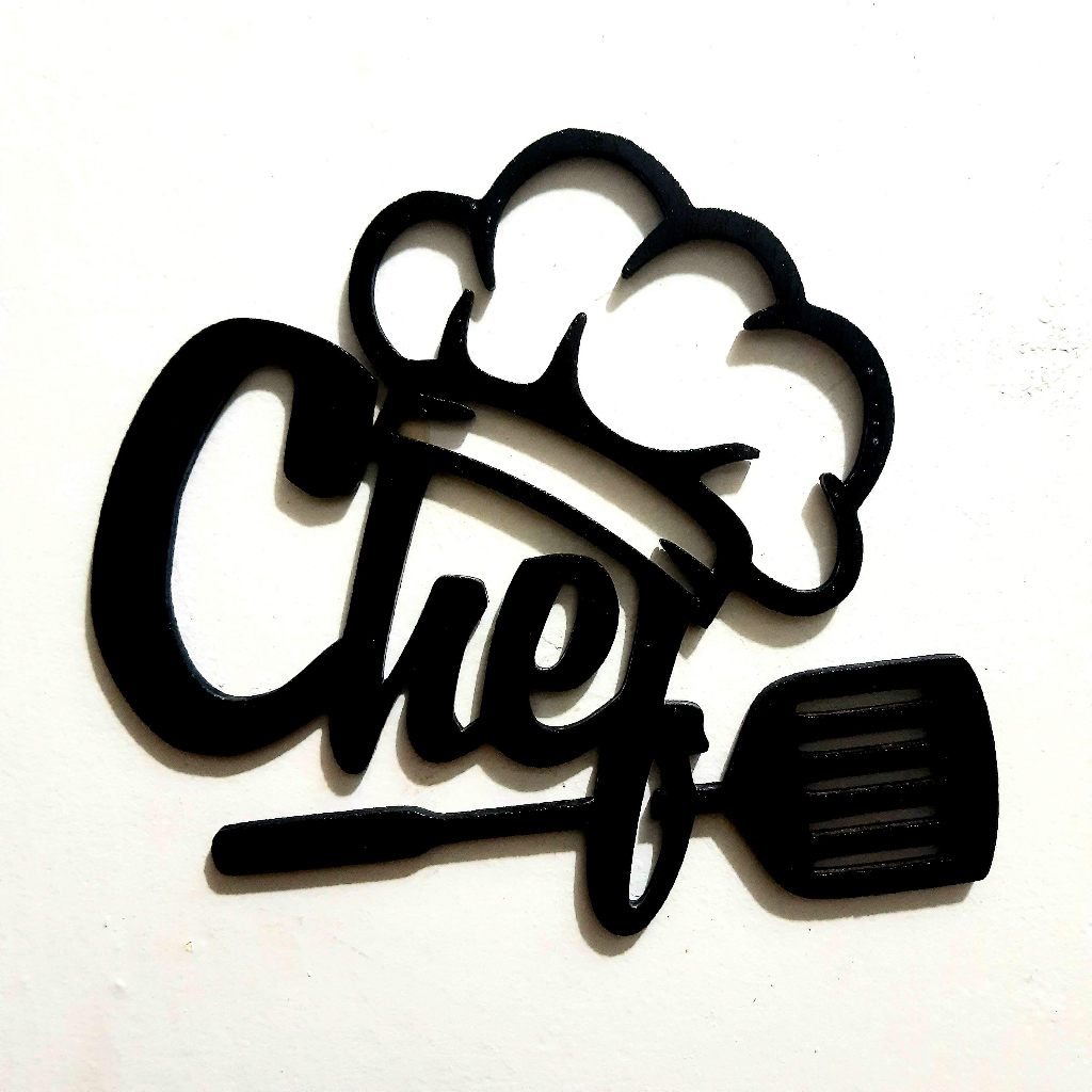 Jual Hiasan dinding Dapur Unik | CHEF Kitchen Wall Decor | Hiasan