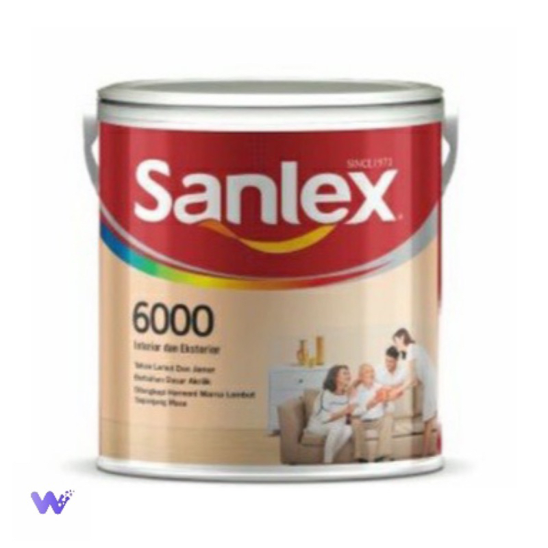 Jual Sanlex Cat Tembok 5 Kg Shopee Indonesia 6931