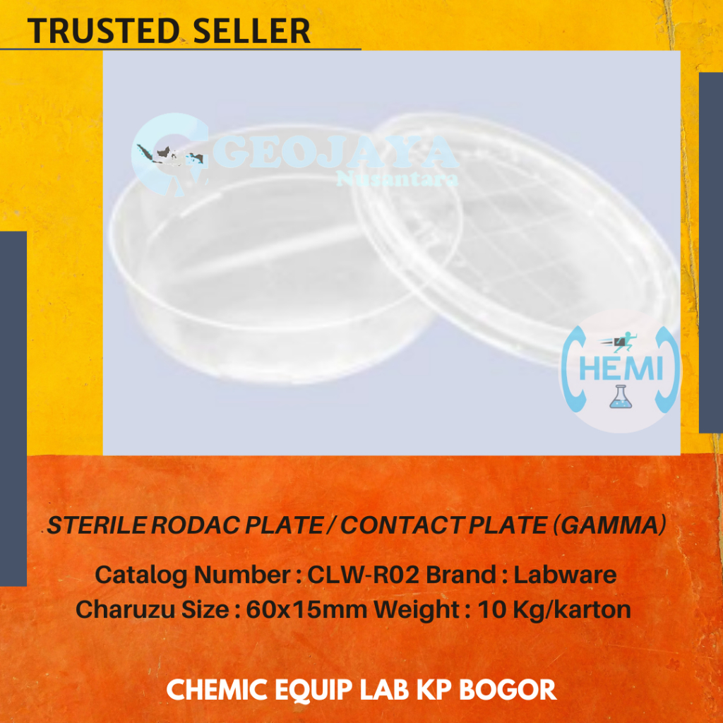 Jual STERILE RODAC PLATE / CONTACT PLATE (GAMMA) Shopee Indonesia