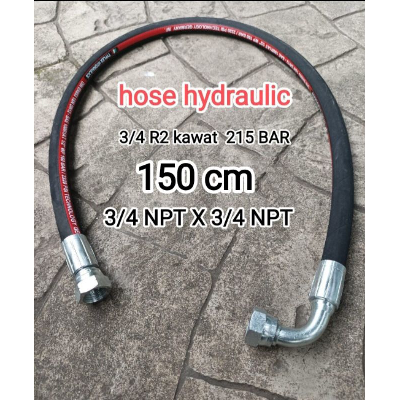 jual-selang-hidrolik-3-4-r2-kawat-panjang-150-cm-3-4-npt-x-3-4-npt-90