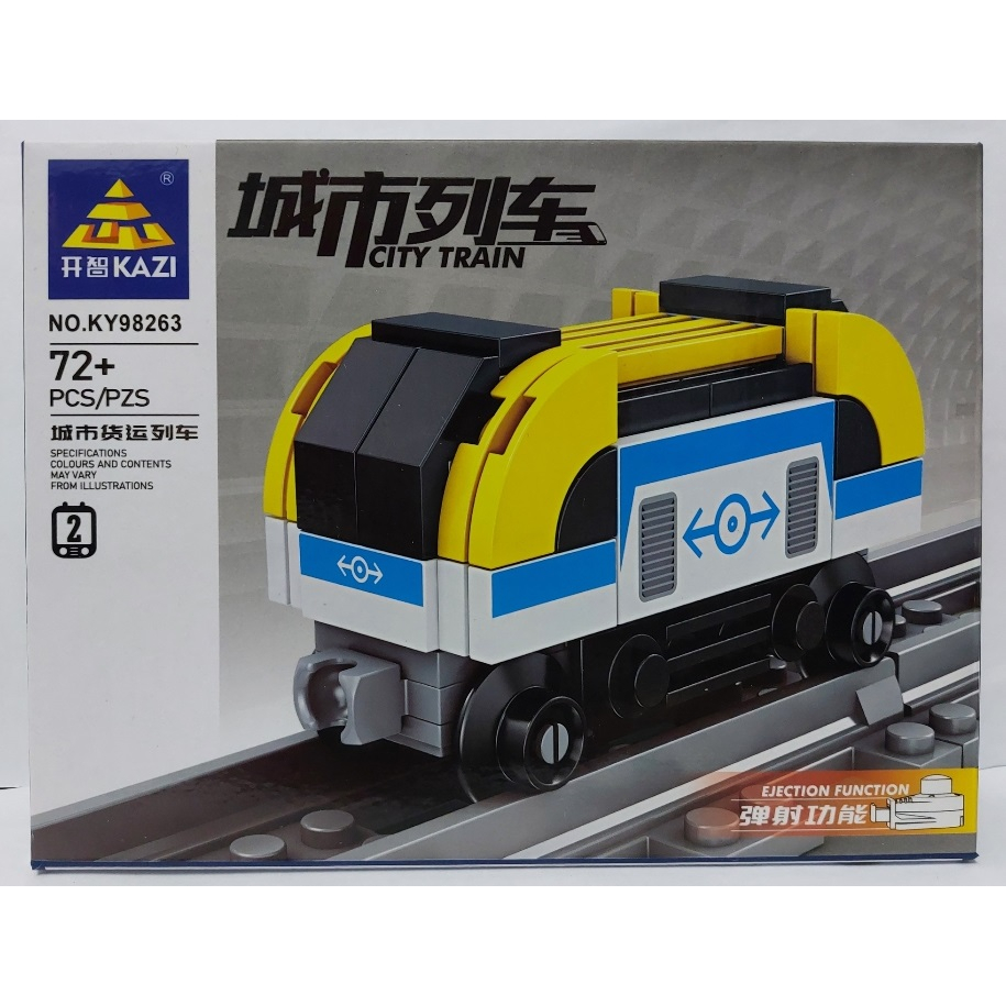 Jual Brick Kereta Cepat MRT Train Series KY98263 Mainan Balok