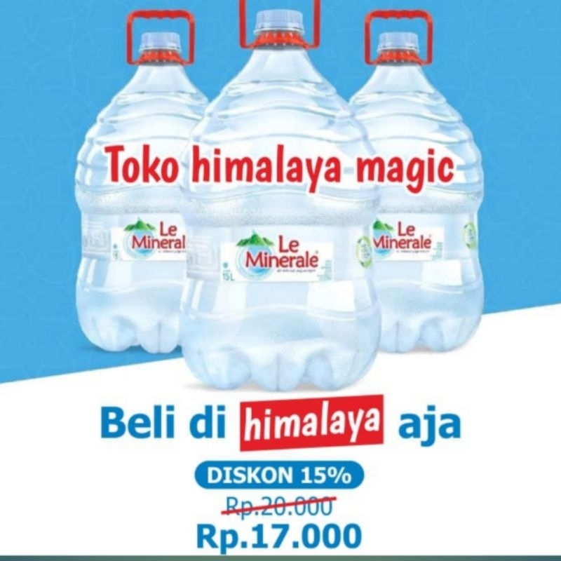 Jual Le Minerale Galon 15 Liter Shopee Indonesia 6064