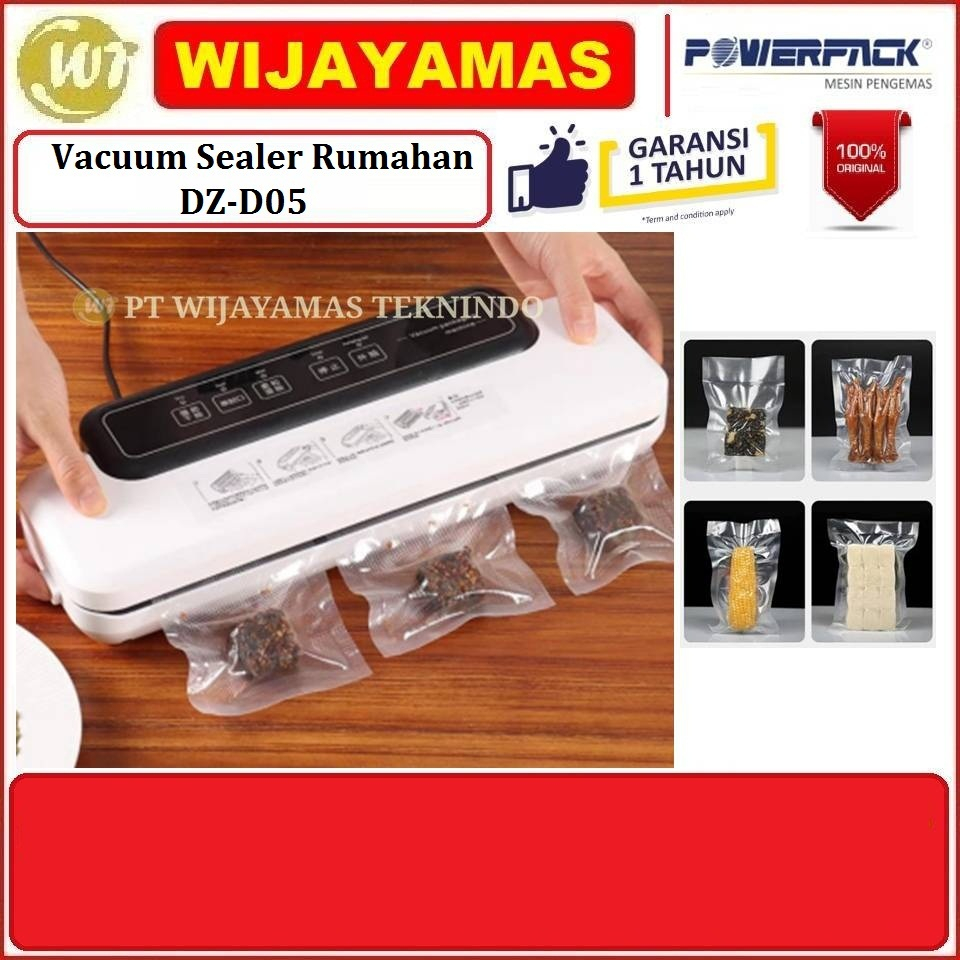 Jual Mesin Vacuum Kemasan Hampa Udara DZD05 Vacuum Sealer Machine POWERPACK Shopee Indonesia
