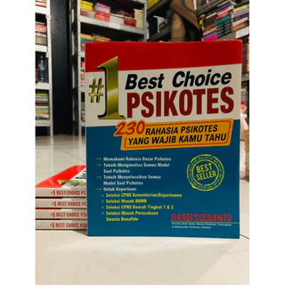 ( PROMO BUKU MURAH ORIGINAL ) BUKU PSIKOTES / CPNS / 1 BEST CHOICE PSIKOTES / TOEFEL / PSIKOTES