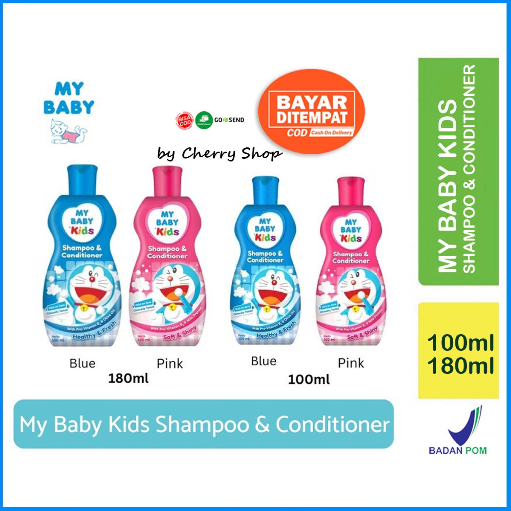 Jual MY BABY Kids Shampoo & Conditioner Doraemon 180 Ml | Sampo ...