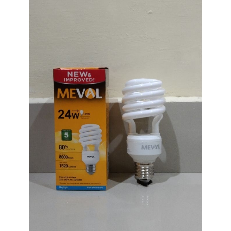 Jual Lampu Meval 24W Spiral | Shopee Indonesia