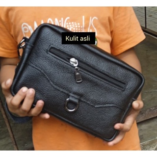 Jual Original Clutch Handbag PU Leather Tas Tangan Pria Wanita Casual Model  Kulit Buaya Crocodile Premium Import Hitam di lapak ori id