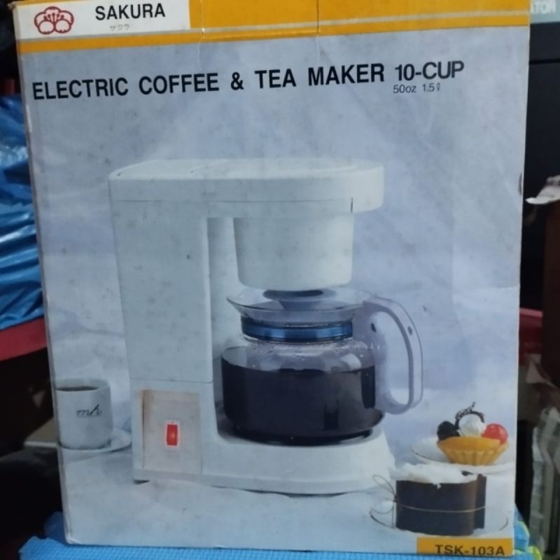 Jual SAKURA ELECTRIC COFFEE & TEA MAKER TSK103A PEMBUAT KOPI & TEH Shopee Indonesia