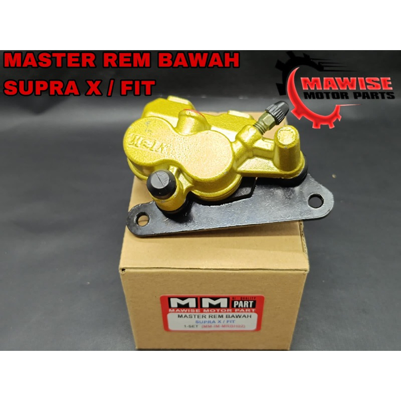 Jual Master Rem Bawah Assy Supra X Fit Kaliper Master Rem Cakram Depan Emas Honda Supra X