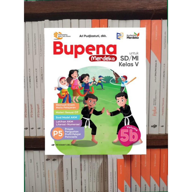 Jual Buku Bupena Merdeka SD/MI Kelas 5b Kurikulum Merdeka, Erlangga ...