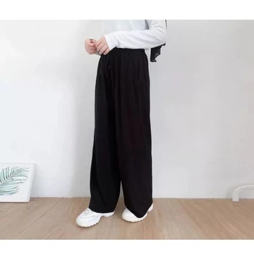Celana Kulot Wanita Daily Kulot Jumbo Dan Standar Jersey Premium