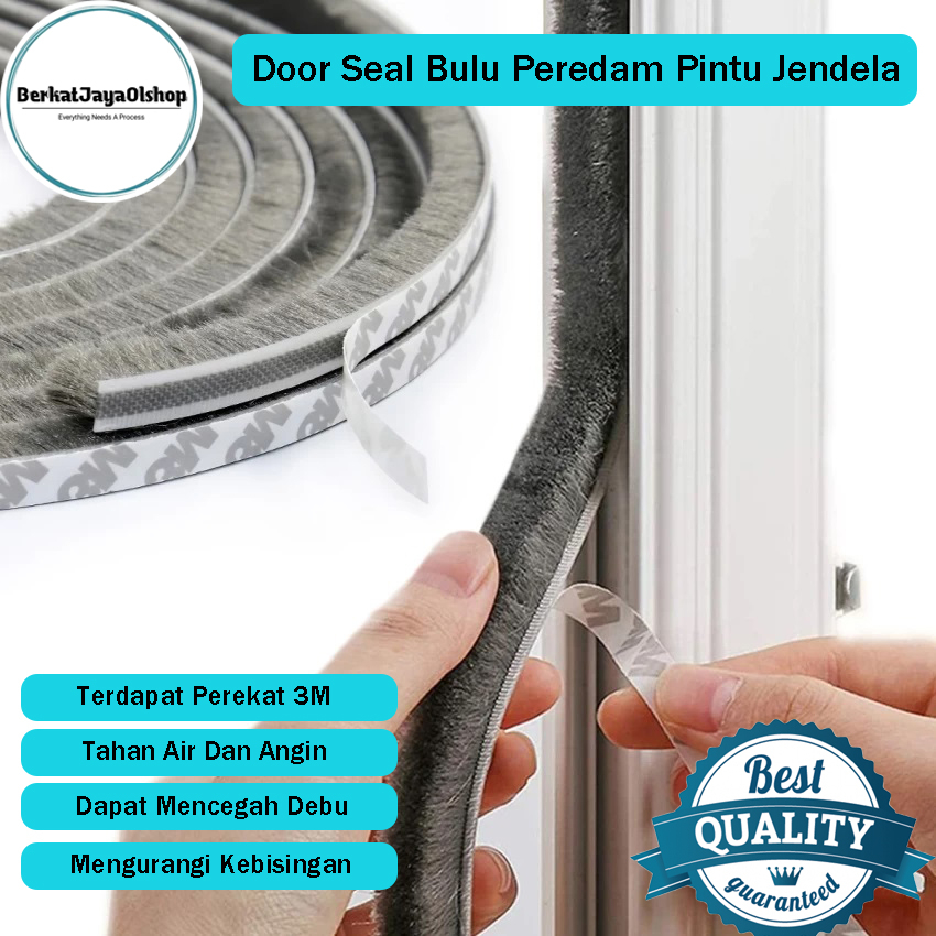 Jual Door Seal Bulu Peredam Penutup Celah Pintu Dan Jendela Per Meter