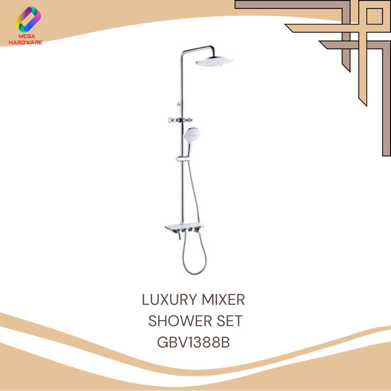 Jual GBV1388B Luxury Mixer Shower set Germany Brilliant Shopee Indonesia
