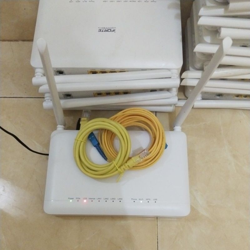 Jual IFORTE MODEM ZTE MODEL:ZXHN f679l UNIT NORMAL MULUS WARNA BIRU ...