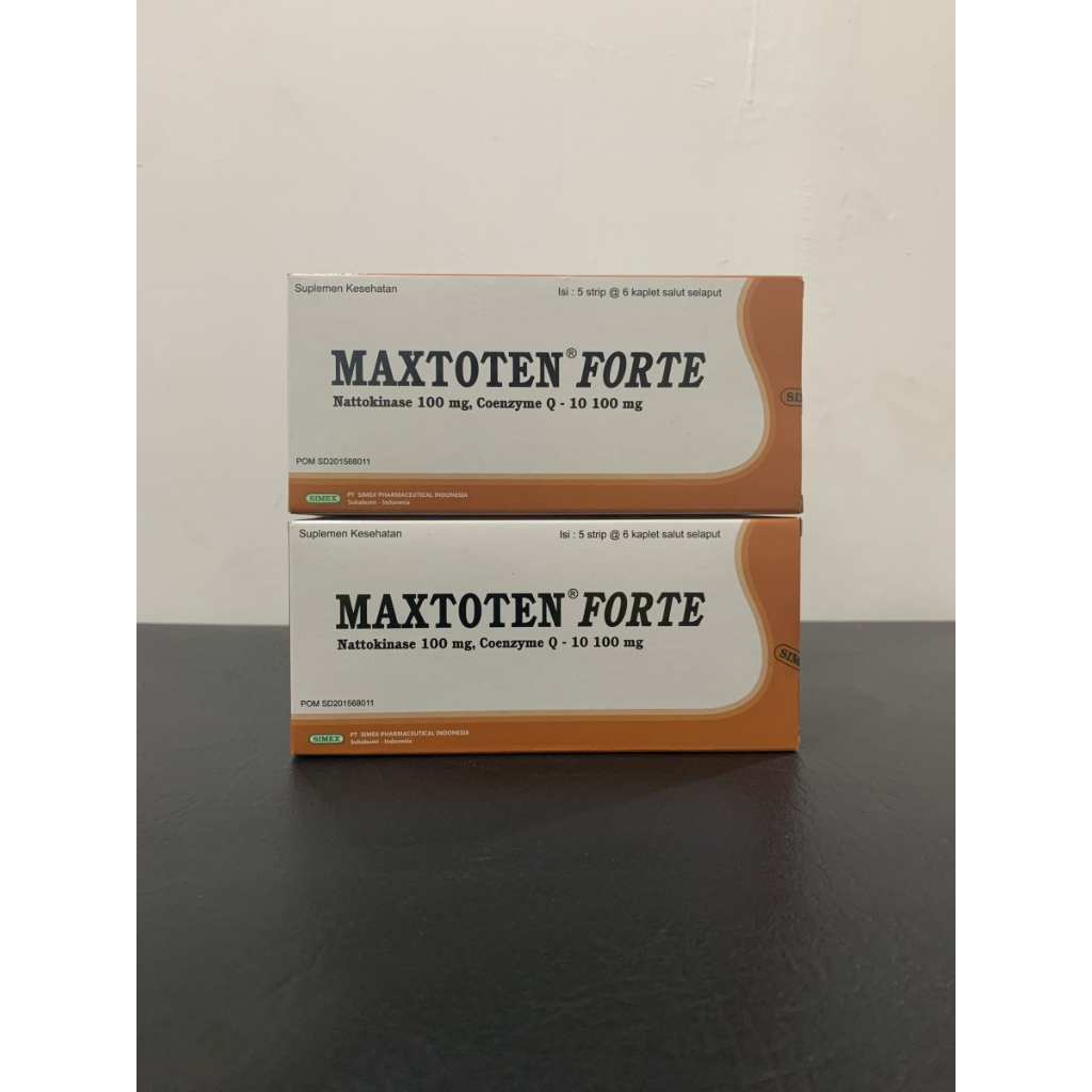 Jual Maxtoten Forte Box 30 Tablet Mencegah Pembekuan Darah Shopee