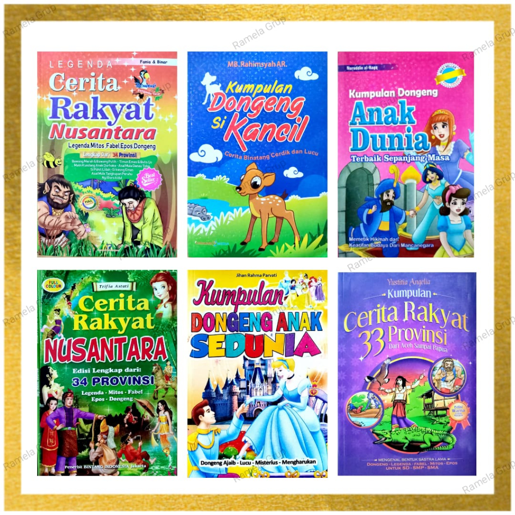 Jual BUKU CERITA RAKYAT NUSANTARA/BUKU DONGENG ANAK | Shopee Indonesia