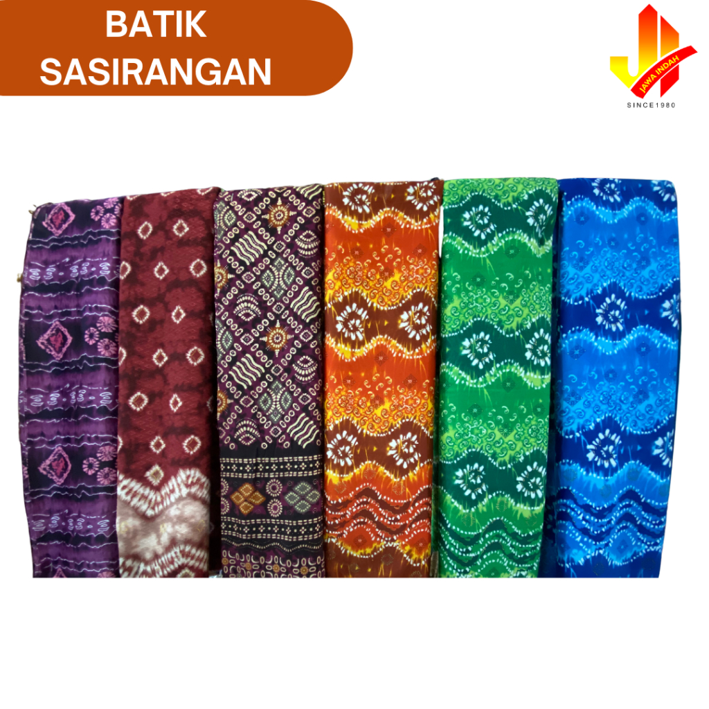 Jual KAIN BATIK SASIRANGAN MOTIF HARGA PER 1/2 METER | Shopee Indonesia