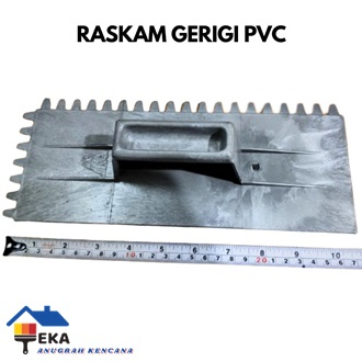 Jual LASKAM GERIGI PVC PLASTER TROWEL / ROSKAM / RASKAM LASKAM PVC ...
