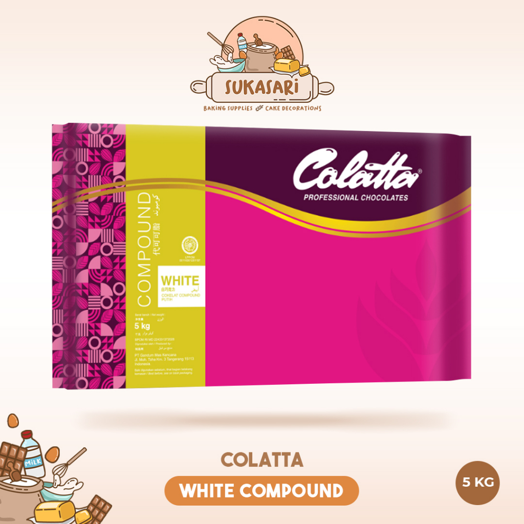 Jual Sukasari - Colatta White Chocolate Compound 1kg, 5kg / Cokelat ...