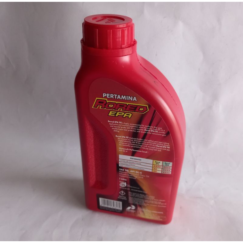 Jual Oli gear / Gardan Pertamina RORED EPA ,SAE 90 ,1liter | Shopee ...