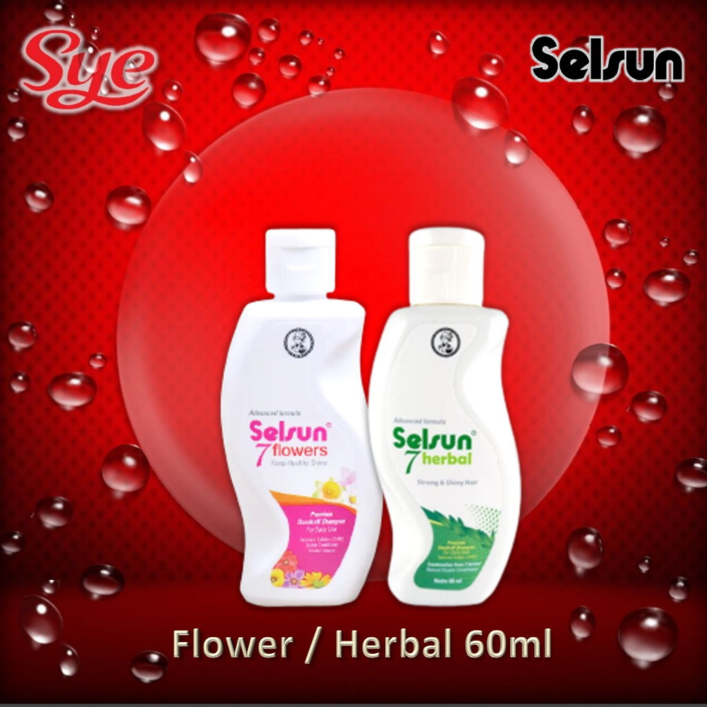 Jual Selsun Shampoo Flower Herbal Ml Travel Size Sampo Anti Ketombe Sye Shopee