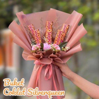 buket silverqueen.. #kreasivalentine #buketcoklat #silverqueen