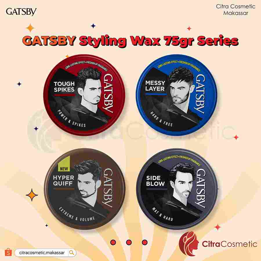 Jual ️CitraCosmetic ️ Gatsby Styling Wax Tough Spikes Messy Layer