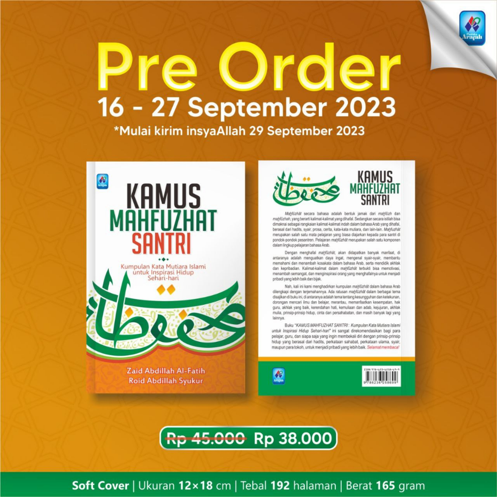 Jual KAMUS MAHFUZHAT SANTRI Kumpulan Kata Mutiara Islami untuk ...
