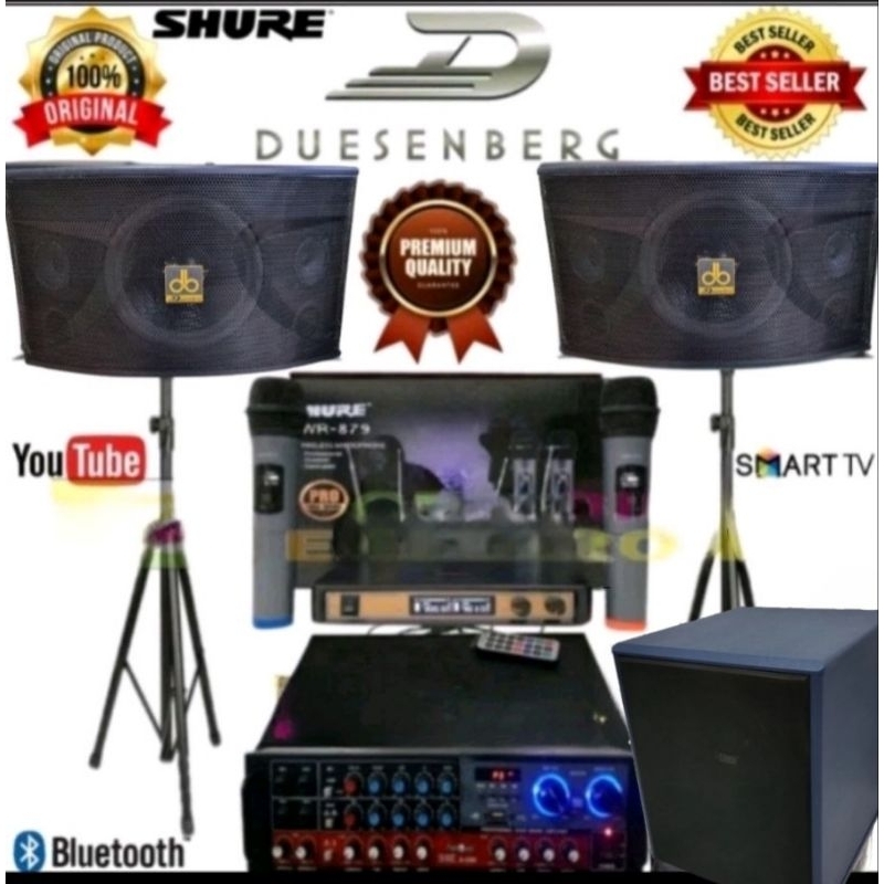 Jual Paket Karaoke Speaker Dusenberg 10 Inch Subwoofer 12 Inch Original