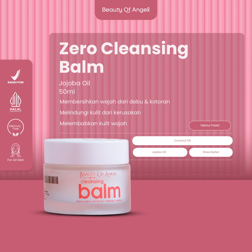 Jual Beauty of Angel Zero Cleansing Balm Non Comedogenic Untuk
